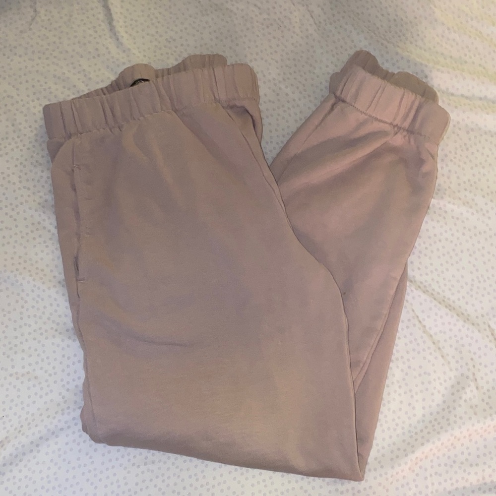 Brandy Melville Beige Jogger Pants